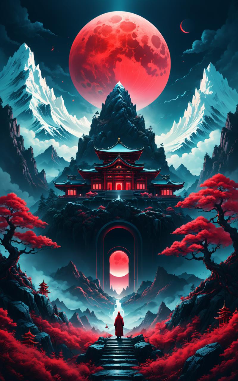 03817-4033385793-Scif vibes. Otherworldly. Cinematic. Ominous mountain, digital art, inspired by Cyril Rolando, digital art, blood red moon, fore.png